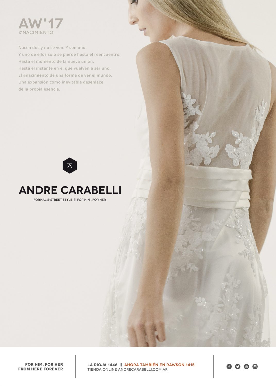 Diseño gráfico y producción material gráfico publicitario para Andre Carabelli by UMM ideas SA