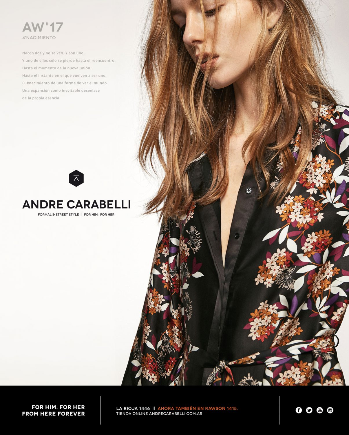 Diseño gráfico y producción material gráfico publicitario para Andre Carabelli by UMM ideas SA